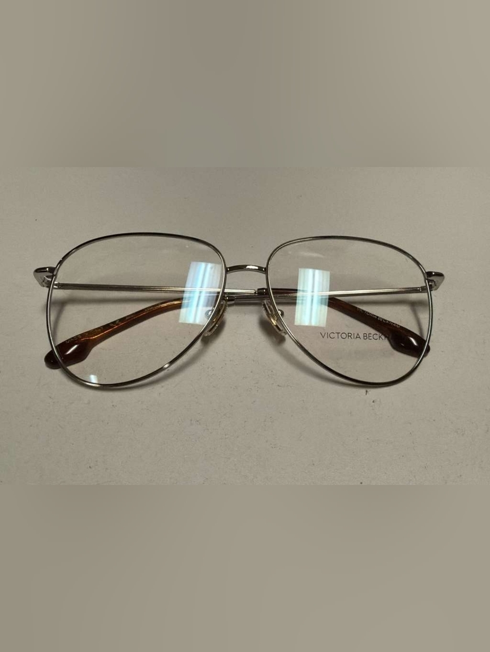 NWT, Victoria Beckham VB2116, Silver ,Metal Eyeglasses, Size57X14X140 - Picture 5 of 8